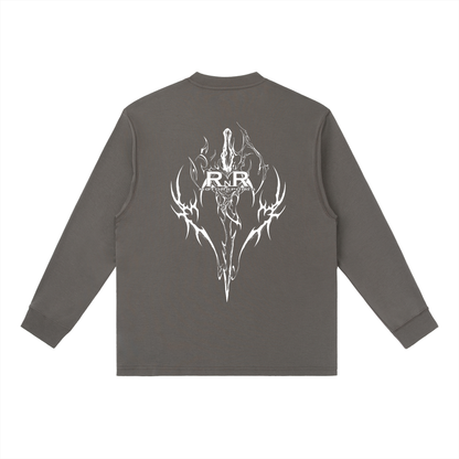 Valentines 1 Long-Sleeve T-Shirt - BLACK/GRAY