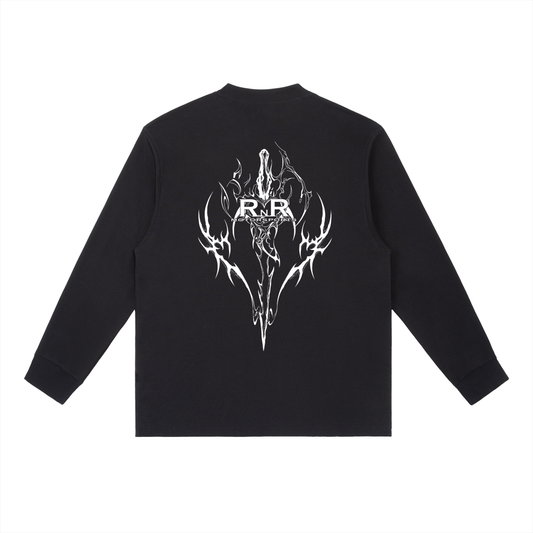 Valentines 1 Long-Sleeve T-Shirt - BLACK/GRAY