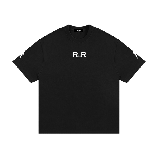 RNR Lightning Bolt Heavyweight T-Shirt - BLACK