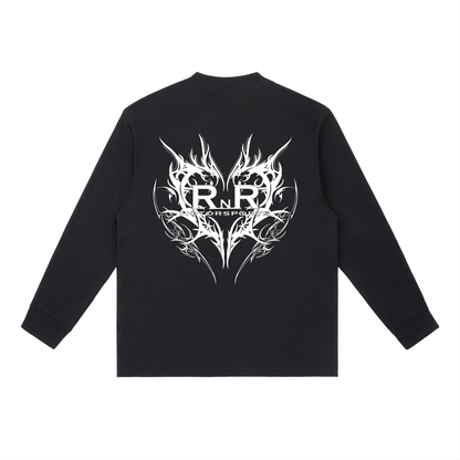 Valentines 2 Long-Sleeve T-Shirt - BLACK/GRAY